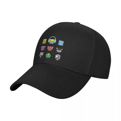 Geometry Dash Baseball Cap Unique hats tactical cap Golf Cap Ladies Men's