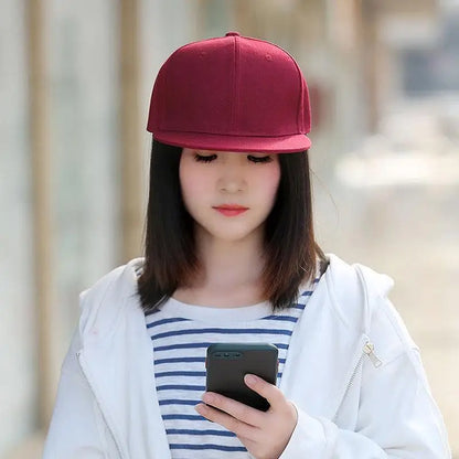 Men Women Multi Color Baseball Cap Peaked Cap Streetwear Hip hop Dad Hat wide Flat Brim Snapback Hat Outdoor Sun Hats for adult