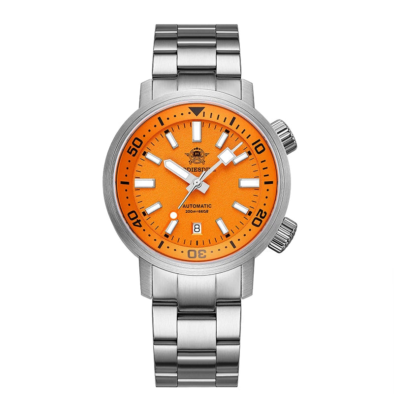ADDIESDIVE New AD2541 Men Watch 200m Waterproof Sapphire Crystal BGW9 Luminous 316L Stainless Steel Automatic Mechanical Watch