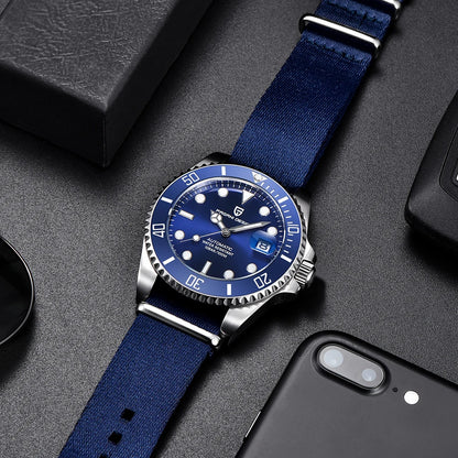 New PAGANI DESIGN Diving Automatic Mechanical Watch Luxury Sports Waterproof Watch Stainless Steel Sapphire Luminous Watch for Men