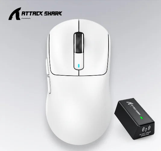 ATTACK SHARK X3 hárommódos egér 1K Hz, X3Pro Bluetooth vezeték nélküli egér 4K Hz, könnyű kivitel, PAW3395, 650IPS mobil sebesség
