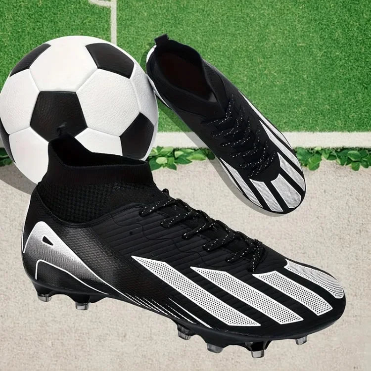 New Men's Football Boots Adult's Soccer Field Shoes Teenager's Sports Cleats Outdoor Grass Training Boots High Quality Sneakers