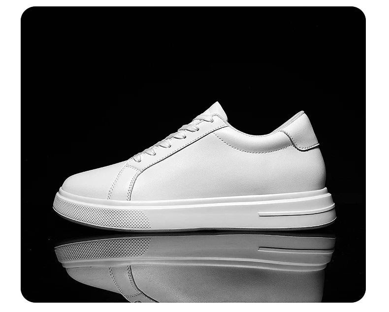 Baskets pour homme, chaussures rehaussantes, semelles rehaussantes, talons hauts de 6 à 10 cm, chaussures en cuir, chaussures de sport, chaussures pour homme