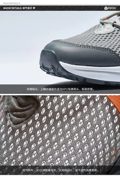 RAX Upstreams : chaussures aquatiques pour homme, baskets de sport de plein air pour homme, sandales d'été pour la plage, chaussures de pêche, chaussures de natation