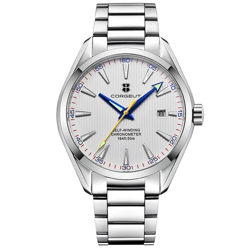 Luxury NH35 Corgeut Watch Men reloj hombre 41mm Sport Clock Automatic Mechanical Wristwatches Sapphire Steel Band Men's Watch