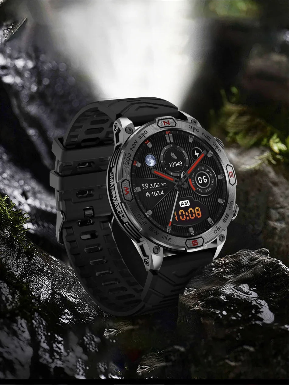 Men Fashion Outdoor Sport GPS Smart Watch Men AMOLED HD Screen Heart rate Waterproof Sport Smartwatch Man Smart Bracelet clock