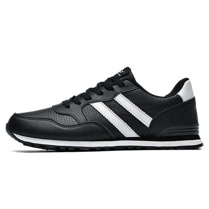 Autumn Sports Shoes Men's Flat Running White Durable Classic Casual Shoes Low Cut Trendy  Fashionable Hiking and Walking Shoes