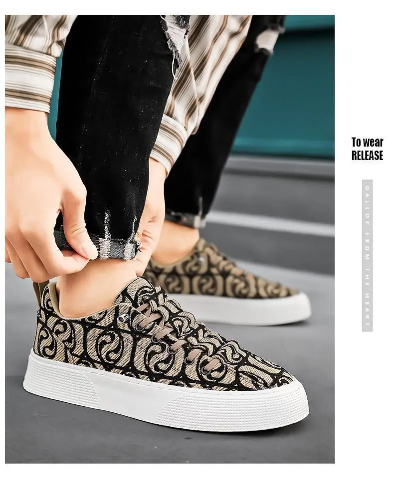 designer shoes black sneakers Male running walking shoes Frenulum free canvas summer shoes 2024 trend Men's luxury sneakers