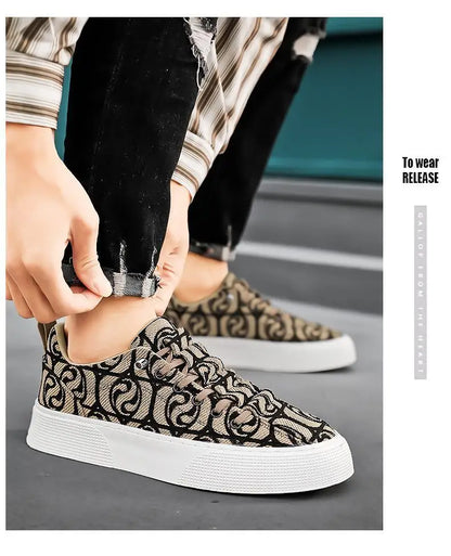 designer shoes black sneakers Male running walking shoes Frenulum free canvas summer shoes 2024 trend Men's luxury sneakers