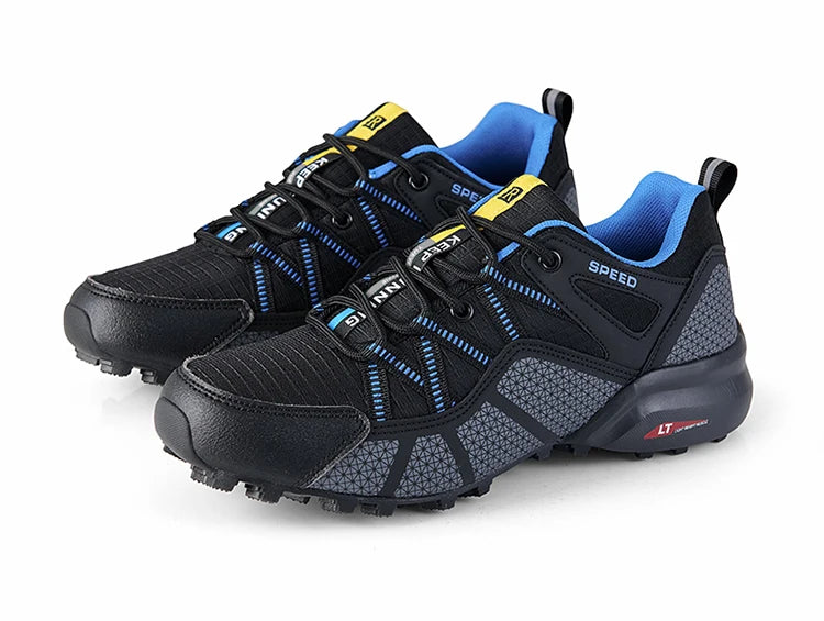 Herenwandelschoenen voor alle terreinen – outdoor sportschoenen van ademend mesh, antislip en slijtvast, voor wandelen en fietsen outdoor