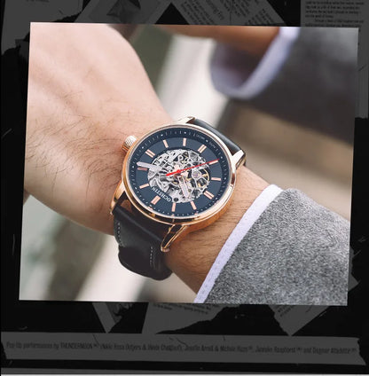 OCHSTIN Automatic Mens Watches Top Brand Luxury Royal Luminous Skeleton Waterproof Mechanical Fashion Male Clock Gifts for Men