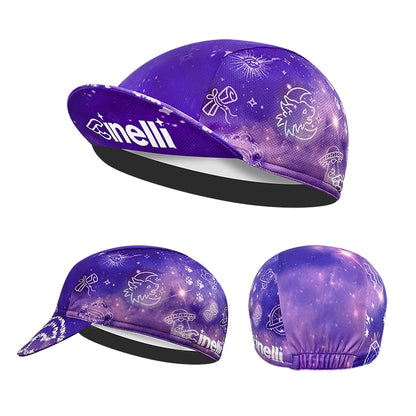 Polyester Quick Dry Cycling Men's Caps Road Bike Sports  Universal Size Summer Cool Cartoon Print