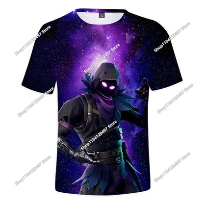 Christmas Fortnite 3d T-shirt Tees Battle Royale Streetwear Kids Victory Game Men and Women Harajuku T Shirt Teen Clothes