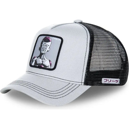Dragon Ball Styles Anime Son Goku Bomuld Ny baseballkasket til mænd og kvinder Hip Hop Far Justerbar mesh-kasket Trucker-kasket