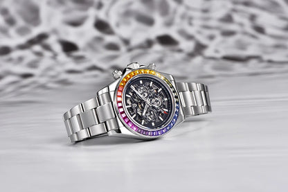 PAGANI DESIGN Men‘s Automatic Mechanical Watch Stainless Steel Waterproof Sport 10Bar Luxury Casual Watch for Men Reloj Hombre