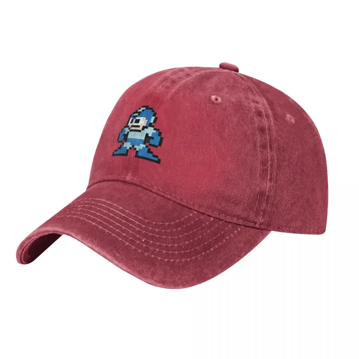 Megaman 8-bitová bejzbalová čiapka, nová, roztomilá, vintage, luxusná čiapka pre mužov a ženy