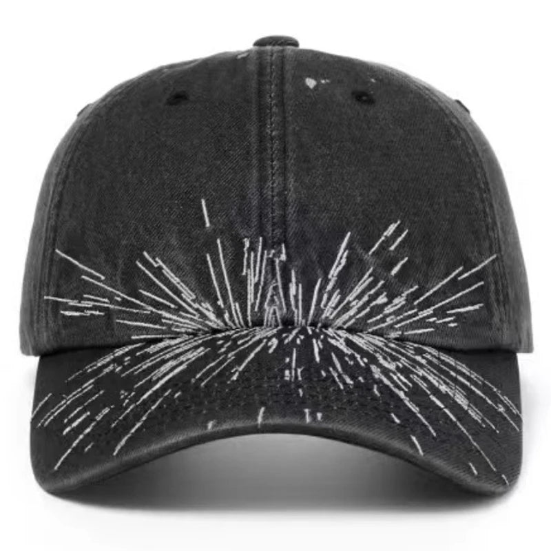 Kpop "What Is Your Love Song" Same Knitted Embroidery Caps,Tour Concert Cap Outdoor Retro Washed Baseball Caps for Women Men