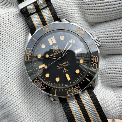 STEELDIVE SD1957 Steel Bracelet 42MM Vintage Ceramic Bezel 200M NH35 Luminous Sapphire Glass Automatic Men Dive Watch
