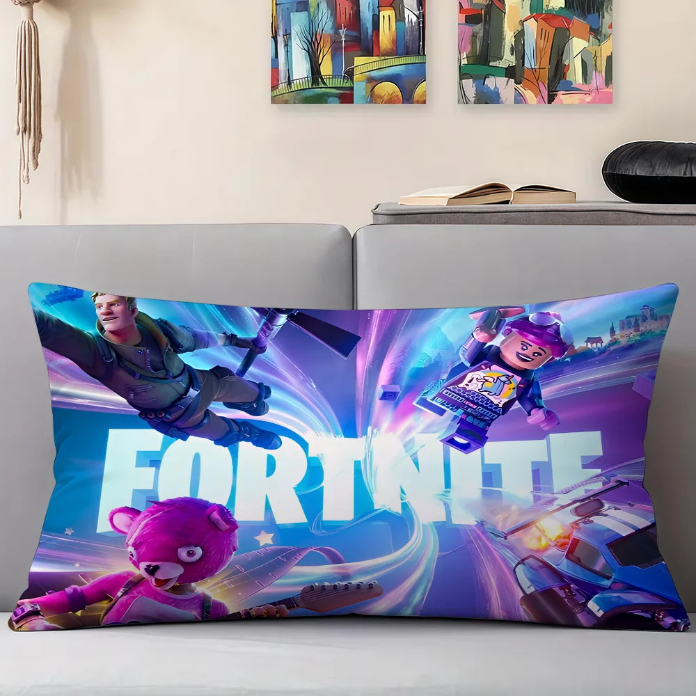 Battle Royale Game Fortnite Cushion Cover Hit Product Sofa Living Room Office Rectangle Pillow Home Coffee Shop Bedding