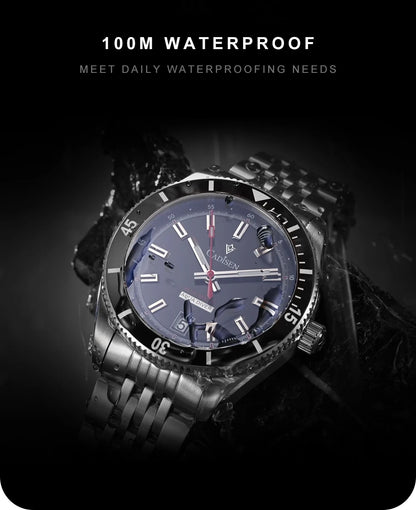 NEW 2025 CADISEN Mens Watches Mechanical Wristwatch For Men Automatic Watch Men Japan 8215 Ceramic Bezel 10Bar Waterproof Clock