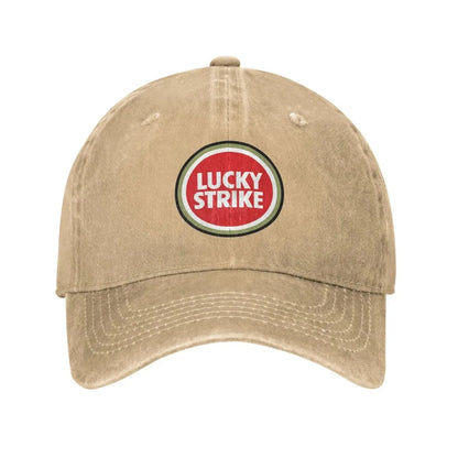 Lucky Strike Letters Troye Sivan Music Sport Retro Cowboy vyprané bejzbalové čiapky pánske džínsové streetové čiapky Tide na turistiku pánske čiapky typu „dad cap“