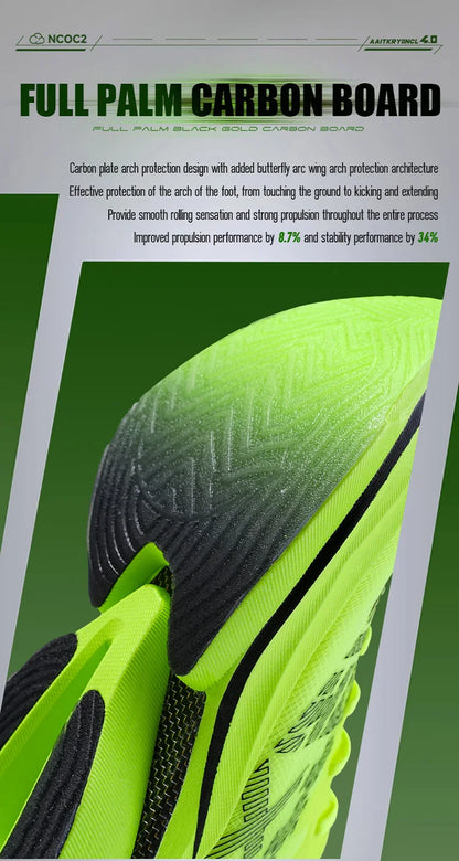 IRUNSVAN Chaussures de sport à semelle en carbone Chaussures de course à pied professionnelles pour marathon Chaussures de jogging respirantes et amortissantes unisexe 095