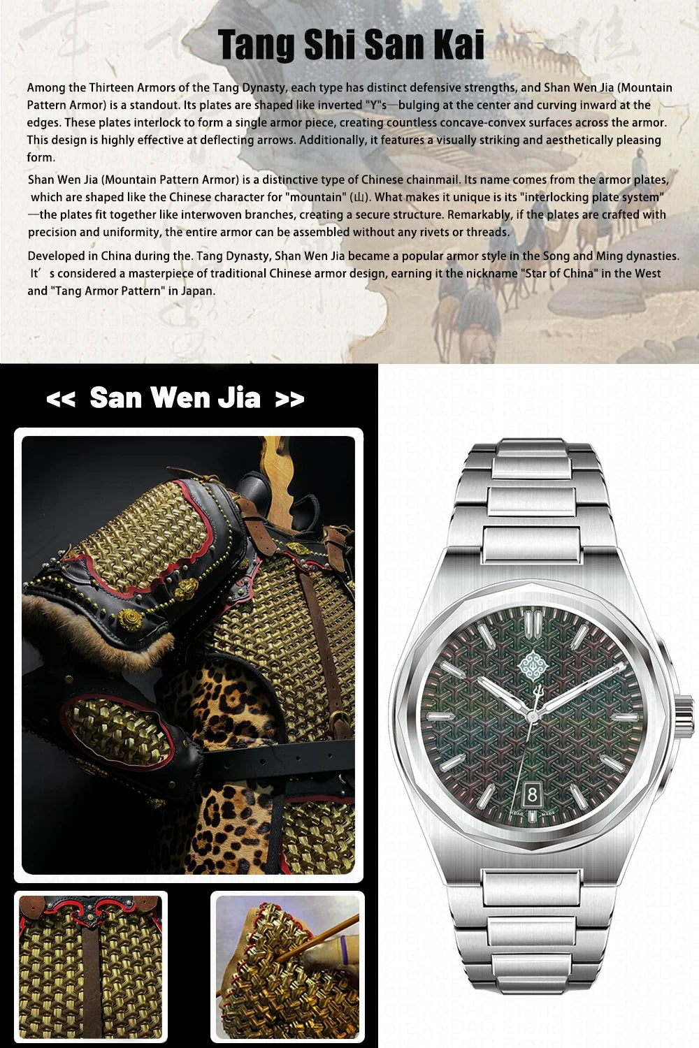 IX&DAO 2026 New Warrior 37mm Men's Automatic Mechanical Watch Miyota 9015 Top Sapphire BGW-9 Stainless Steel Waterproof 10Bar