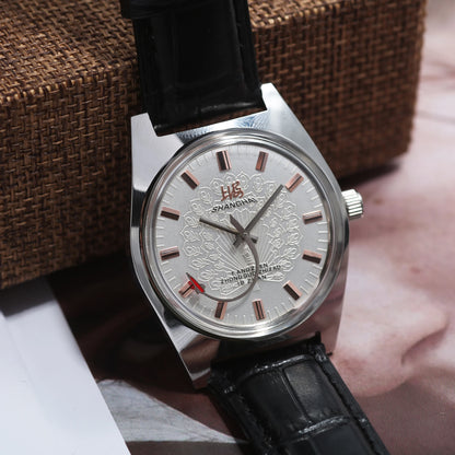 Shanghai 36MM Hand-Wind Mechanical Watch 7120 Waterproof china Watch for Men wholesale
