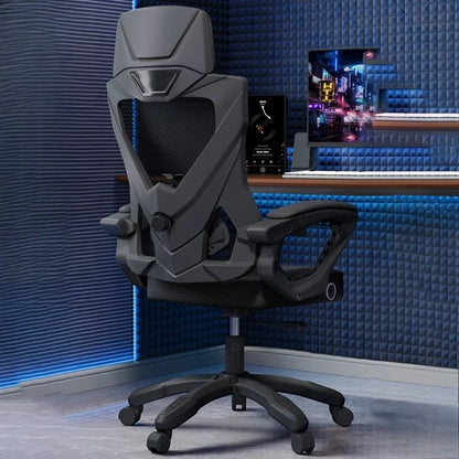 Luxury Ergonomic Office Chair Recliner Gaming Chair with Armrests, High Back Swivel Office Chair, Comfortable Home Office Furniture with Adjustable Height