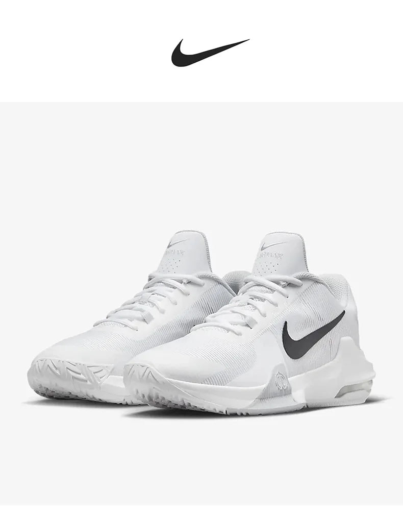 Offizielle Original Nike Air Max Impact 4 Herren-Basketballschuhe mit Dämpfung DM1124-100
