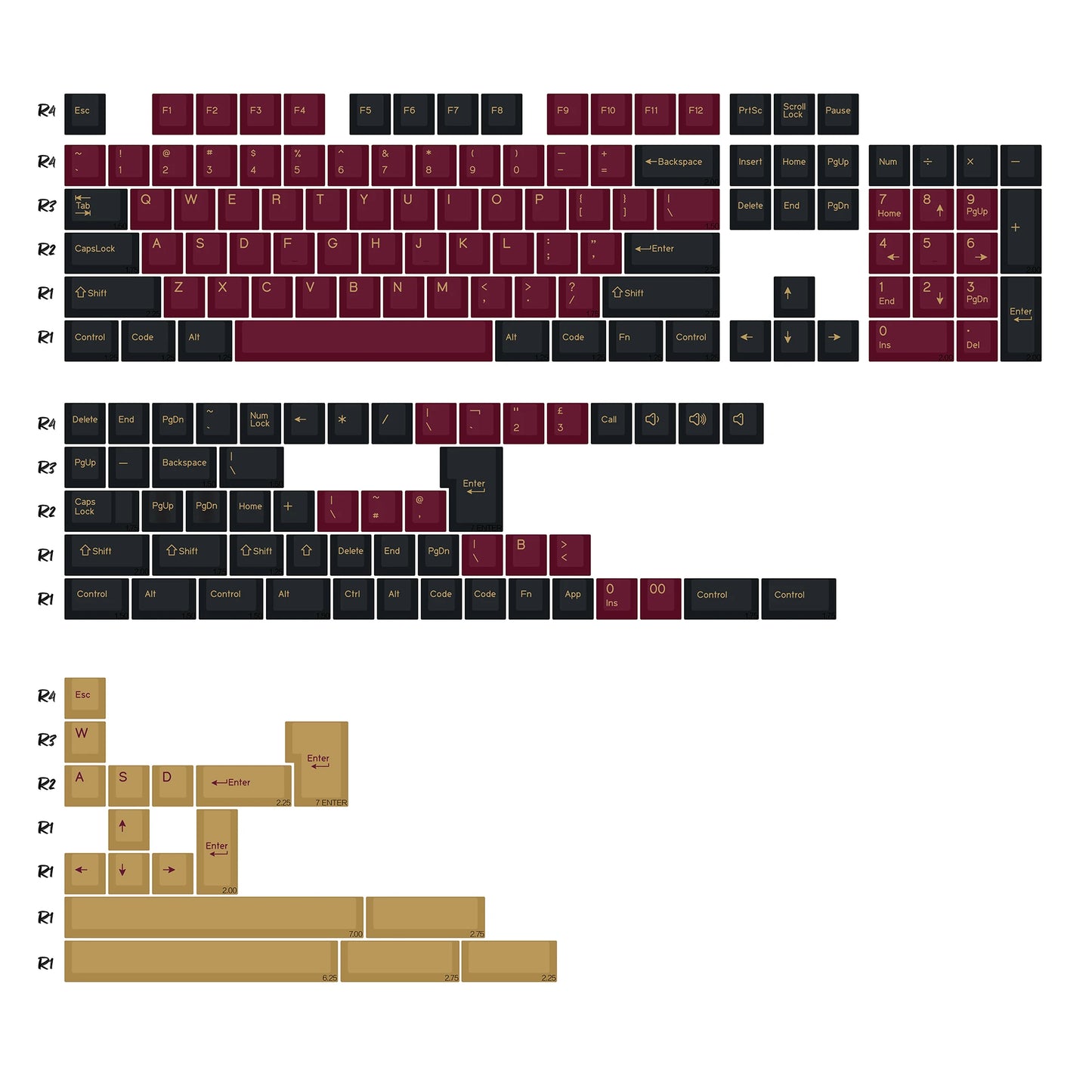KBDiy GMK MarrsGreen Keycap Retro PBT ISO Double Shot Cherry Profile Keycaps For MX Switches Mechanical Gaming Keyboard Key Caps