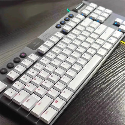 Tecla texturizada antideslizante transparente retroiluminada G915 913 TKL G815 G813, compatible con teclado mecánico Logitech