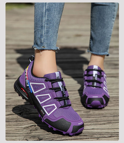 Women's Waterproof Hiking Shoes Outdoor Sports Shoes Women's Walking Travel Sports Shoes Bicycle Sports Shoes Running Sports Sho