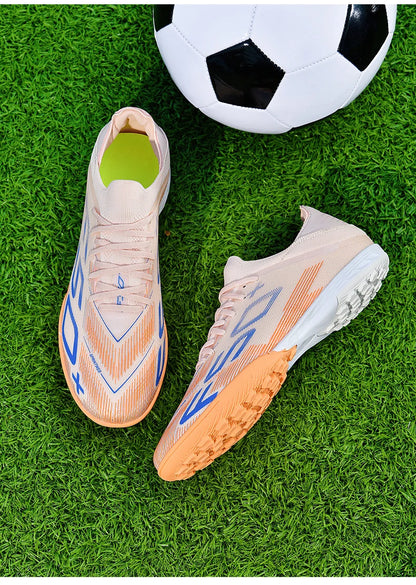New Men's Soccer Shoes Futsal Football Boots Sneakers Match Grass Cleats High-Quality Non-Slip Indoor Hot-Selling High-Top Outdoor