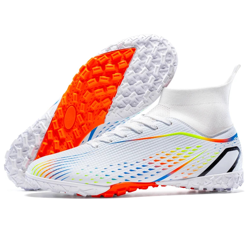 Men's Football Boots Professional Turf Futsal Match Grass Unisex Outdoor Training Soccer Shoes Soccer Cleats Non-slip Breathable