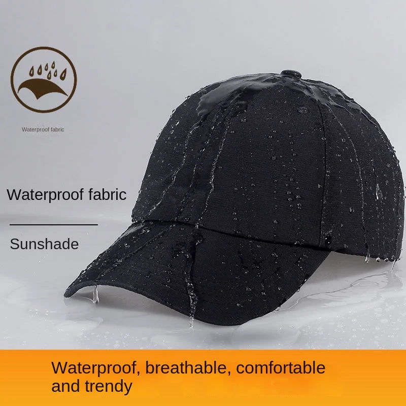 Casquette de golf et de baseball imperméable pour homme, coupe-vent, respirante, UPF50+, casquettes de plein air pour femme, chapeau de pluie ajustable