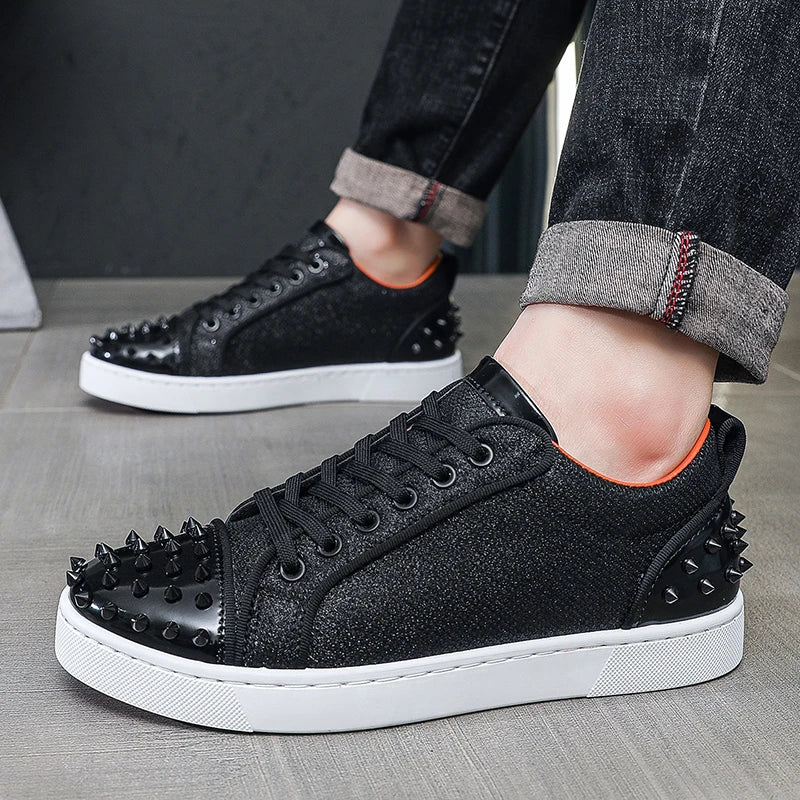 Hot-selling Skateboard Shoes for Man Leisure Walk Sneakers Versatile Men Vulcanized Shoes Outdoor Tenis Masculino Punk Trainers