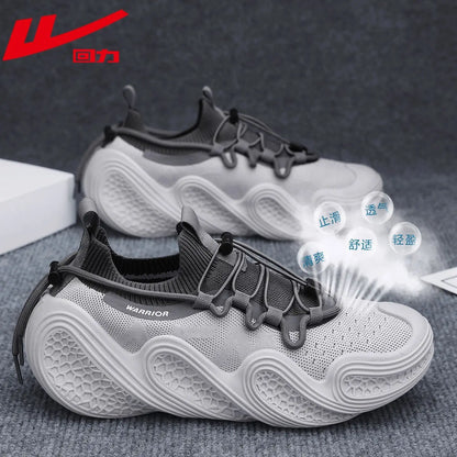 Warrior Original Brand Men's Sneaker Trend Mesh Breathable Soft Design Sports Shoes Summer Walking Jogging Men Casual Shoes