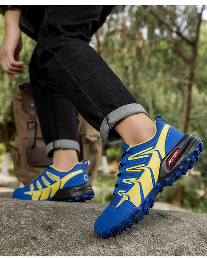 Men's Hiking Shoes Waterproof Non-slip Hiking Hiking Sports Shoes Camping Training Hunting Tactical Shoes Men's Cycling Shoes