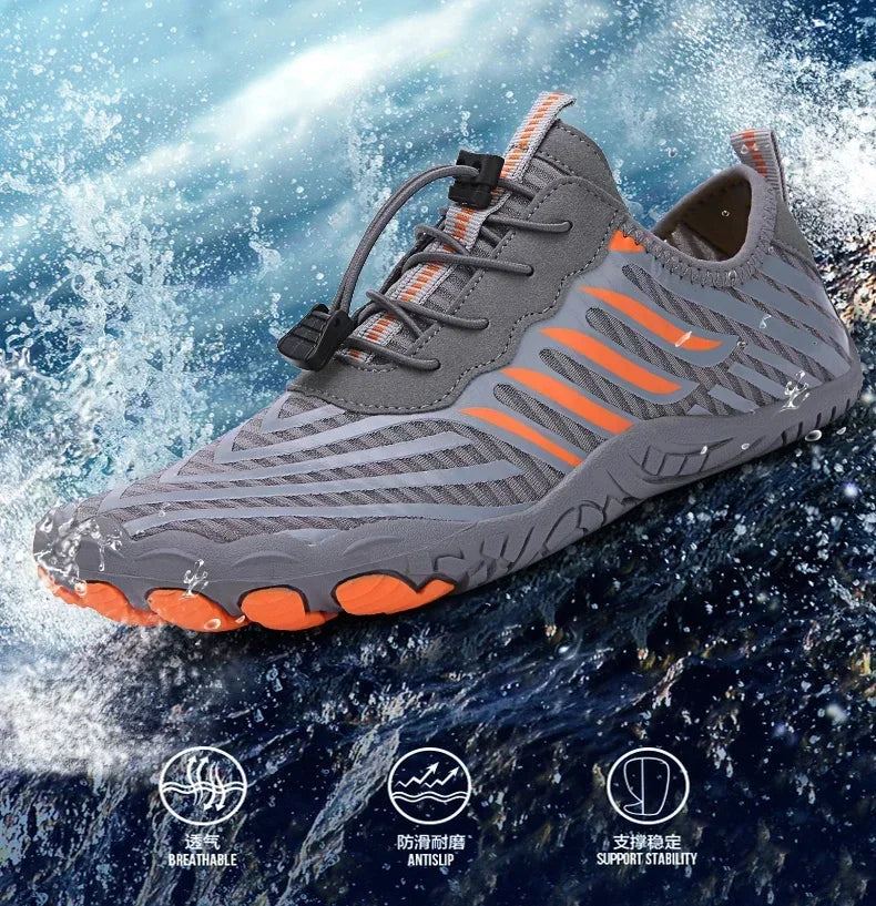 Water Shoes For Men Women Barefoot Shoes Quick Dry Beach Aqua Shoes Lightweight Sports Sneakers Hiking Surfing Boating Fishing