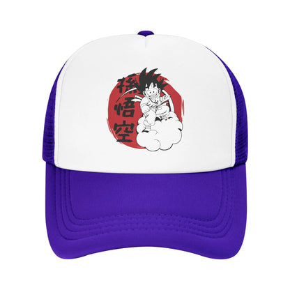Son gohan D-Dragon Ball Z Trucker Hat Unisex Outdoor  Hats Trucker Worker Cap Trucker Cap Snapback Caps Mesh Baseball Caps