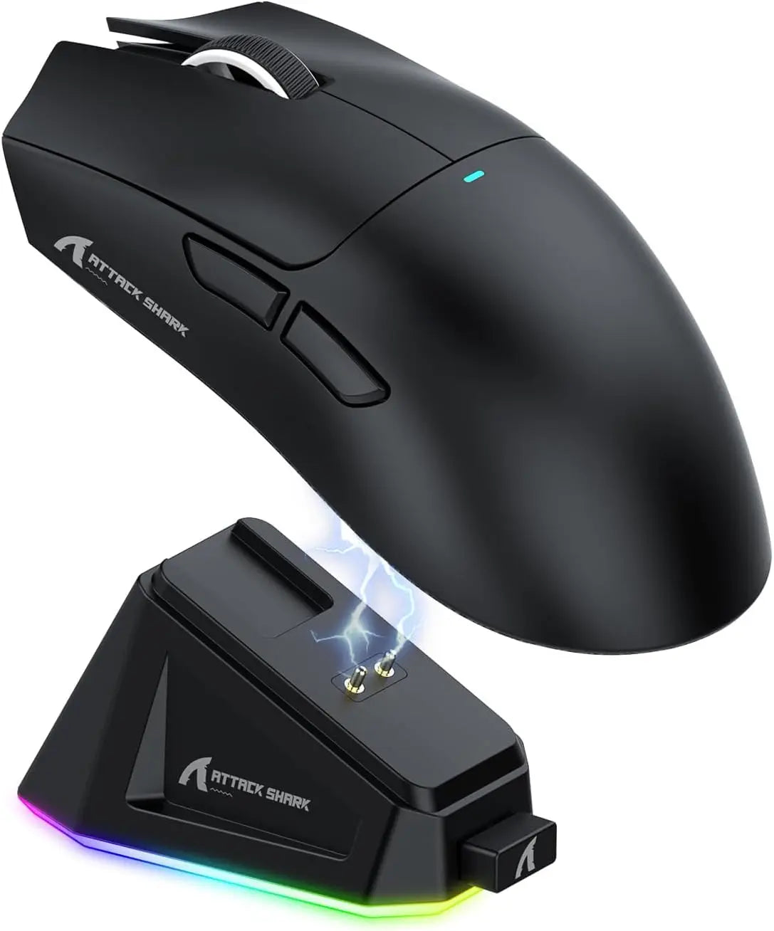 ATTACK SHARK X11 bežični gaming miš s punjačem, gaming senzorom PixArt PAW3311, BT/2.4G bežično/žično