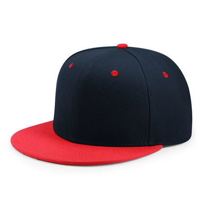 Partihandel 40 färger Justerbara platta snapback-kepsar med skärm Dam Mode Polyester Enfärgad basebollkeps Herr Hiphop Blank sportkeps