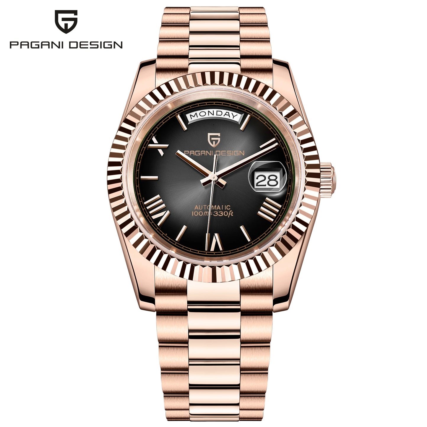 PAGANI DESIGN Men's Watches 2026 New Enamel Dial DD36 Automatic Watch Men Business Waterproof Mechanical Wristwatch For Men Gift