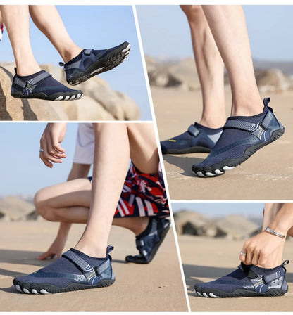 Men and Women Water Shoes, Aqua Shoes, Drainage Beach Sports Swim Sandals, Quick Dry Boating Barefoot Diving Fishing Surfing Sneakers