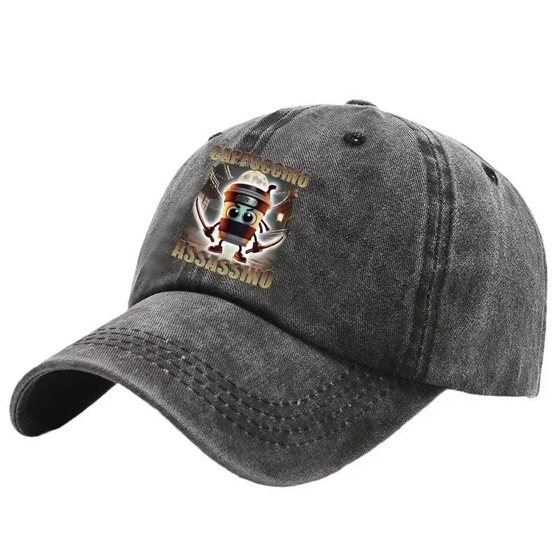 Italian Brainrot Women Men Hats Children's Baseball Cap Accessories Cap Boy Girl Caps Adjustable Men Trucker Sunhat Kids Gift