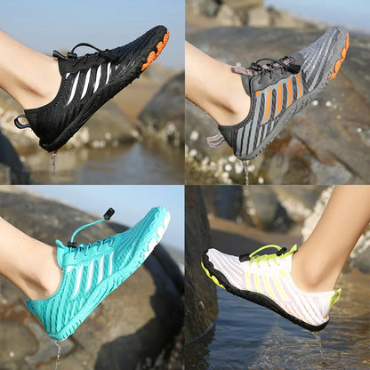 Men and Women Water Shoes, Aqua Shoes, Drainage Beach Sports Swim Sandals, Quick Dry Boating Barefoot Diving Fishing Surfing Sneakers