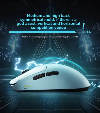 SCYROX V6 non-porous wireless mouse esports 40g 750IPS with 8k receiver fast response 3950 high quality 8KHz  gaming mouse