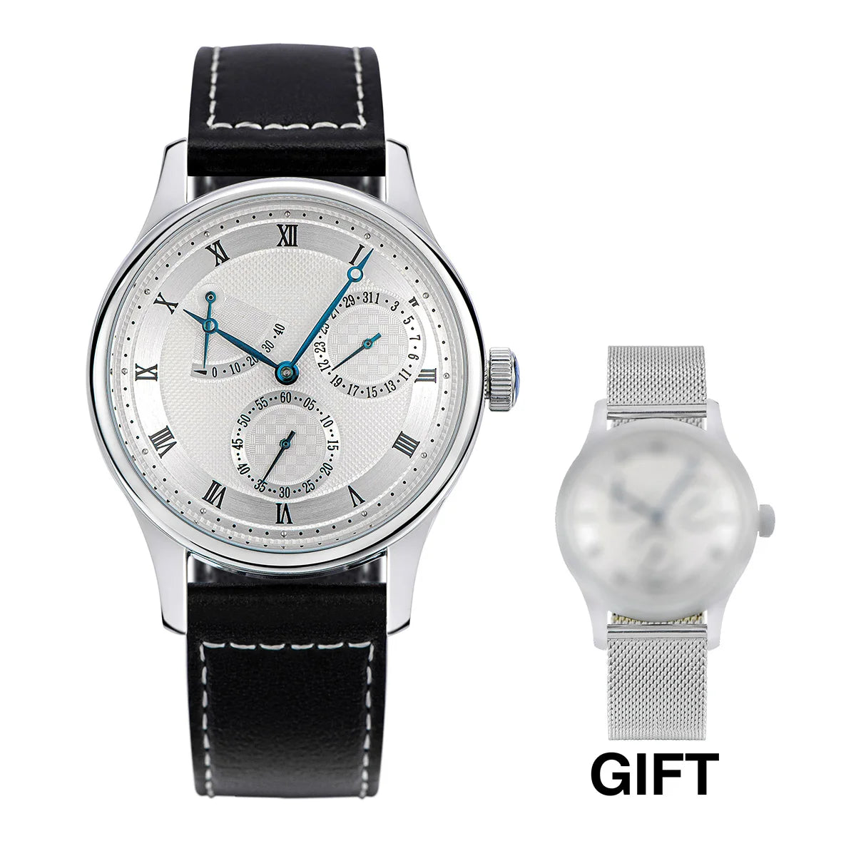 Herren-Armbanduhr Pilot 40mm 1963, automatische mechanische Uhr mit Tianjin ST1780 Uhrwerk, Army-Designeruhr, Relojes De Hombre, Neu 2024