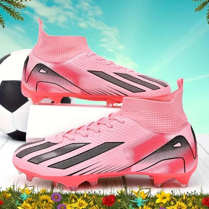 New Men's Football Boots Adult's Soccer Field Shoes Teenager's Sports Cleats Outdoor Grass Training Boots High Quality Sneakers